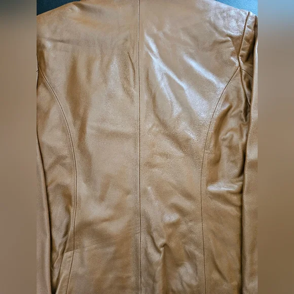 Vintage - Leather NWT Croft & Barrow "Caramel" Buttery Soft Jacket - Size XL - Picture 8 of 9
